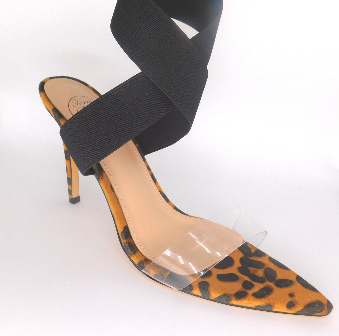 Cheeta Transparent Heels